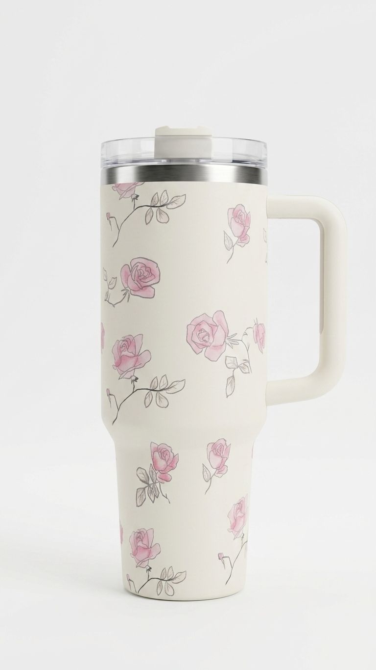 Floral Tumler
